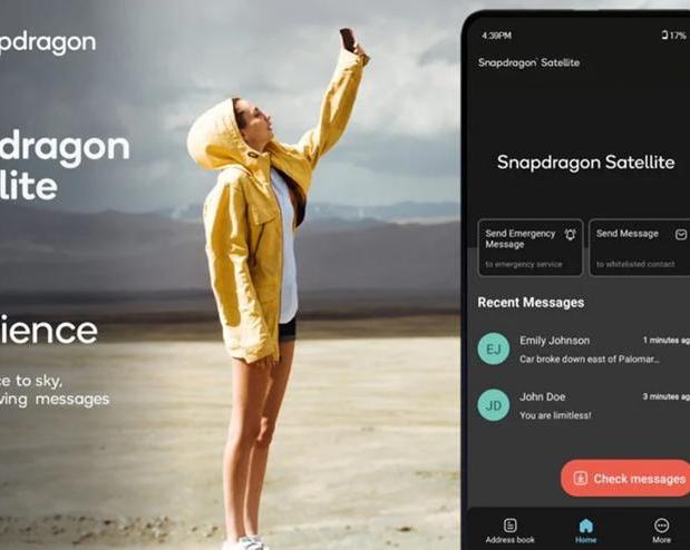 Экстренные сообщения — новый сервис от Qualcomm Snapdragon Satellite