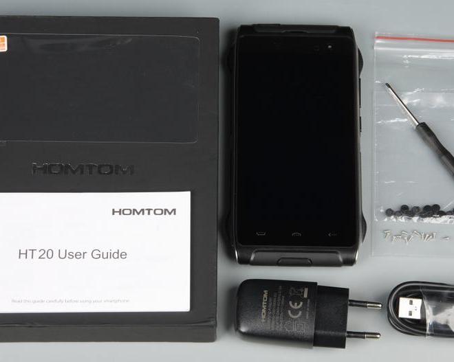 Homtom HT20 — защищенный до IP68 смартфон со сканером отпечатка пальца