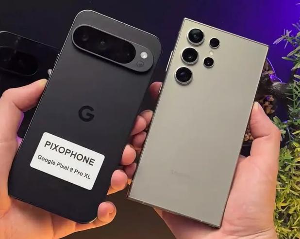 Google Pixel 9 Pro XL вживую сравнили с Samsung Galaxy S24 Ultra